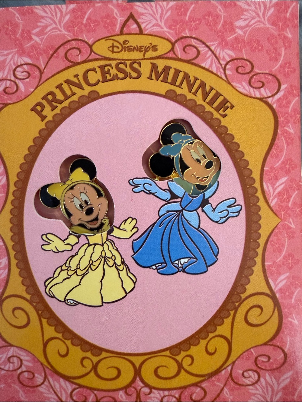 Princess Minnie Pin Set - Minnie as Belle and Cinderella